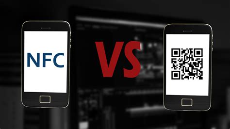 dual function qr codes and nfc tags|difference between nfc and qr.